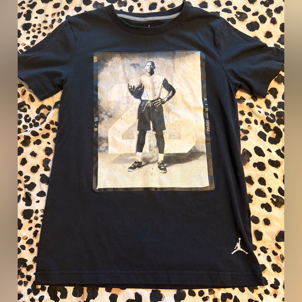Boys Black Graphic T-Shirt